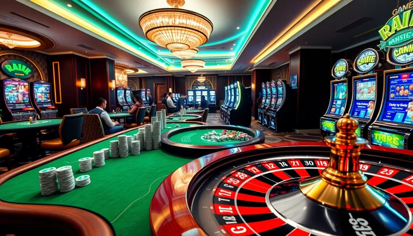 Players enjoy exciting games at https://da88.cash/ casino, with vibrant tables and thrilling atmosphere.