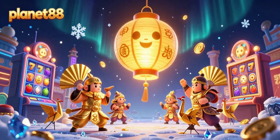 Experience thrilling slots at planet88 with vibrant casino graphics and glowing jackpot elements.