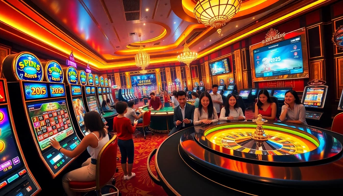 Experience the excitement of gaming at https://ga6789.cn.com, showcasing luxury casino gameplay and vibrant slot machines.