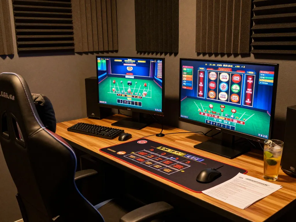 Engaging in online casino gameplay at GO8 with advanced setup and live dealer action.