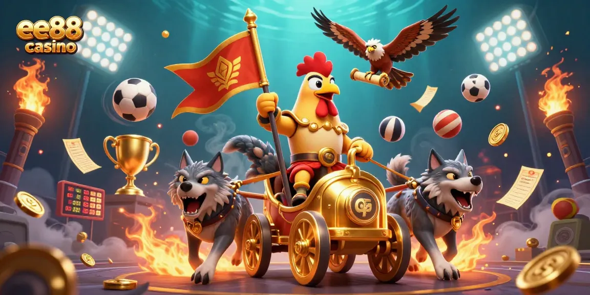 Engage with the thrilling world of ee88 casino featuring a dynamic casino scene filled with sports action.