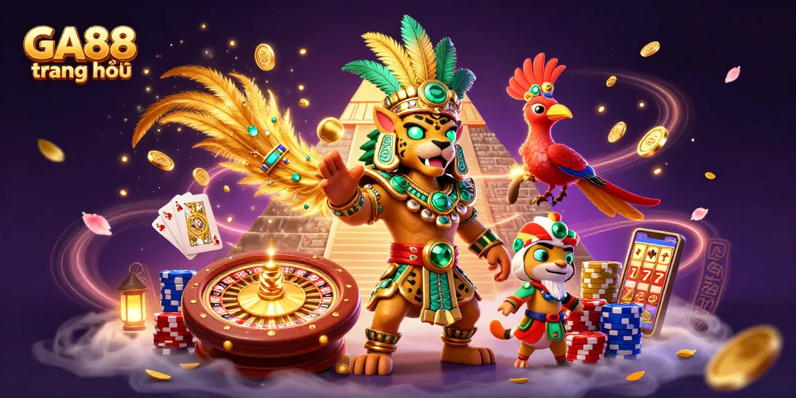 Experience thrilling wins on GA88 trang chủ with vibrant visuals of games and characters.