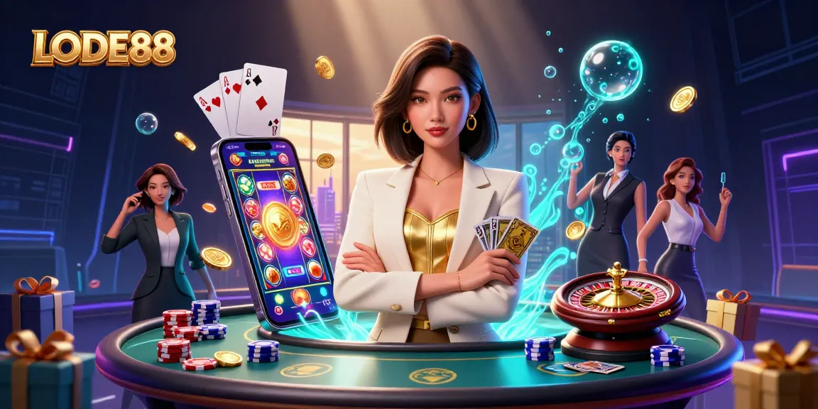 Experience LODE88's vibrant casino atmosphere with dynamic slots and luxurious gaming.