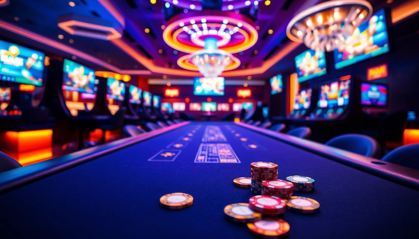 Experience the best online casinos Ontario with modern gaming tables and vibrant atmosphere.