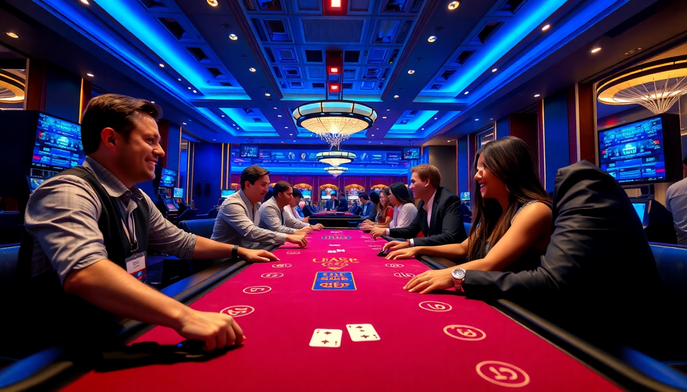 Exciting HH666 online casino experience with players at live dealer blackjack.