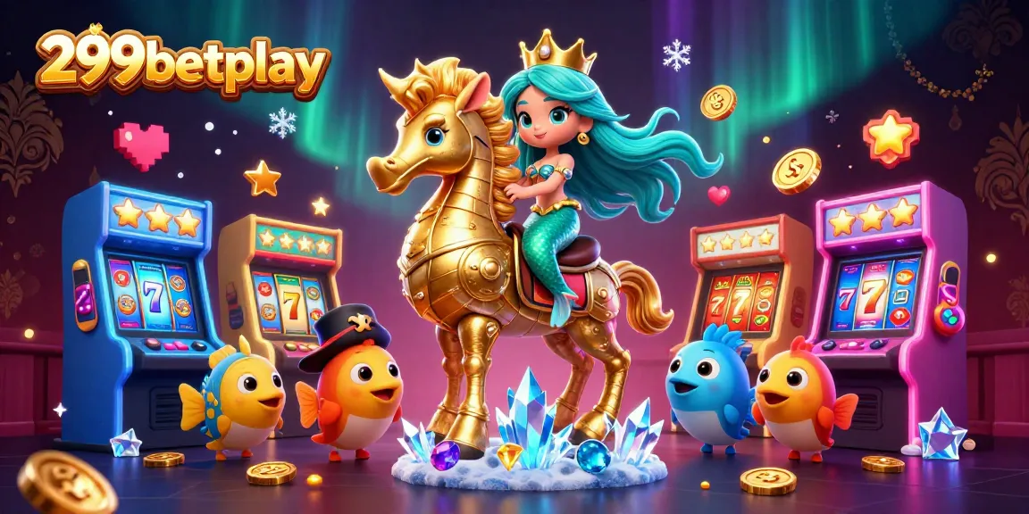 Experience the thrill of the 299betplay casino with vibrant 3D characters, slots, and enchanting game elements.