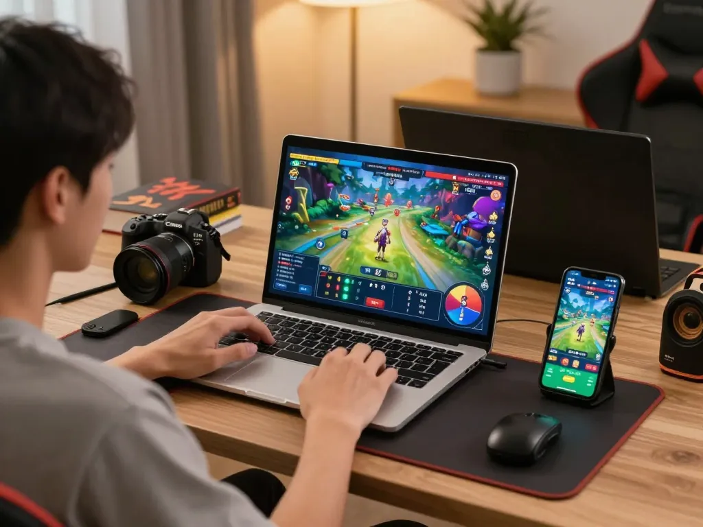 Follow exciting trực tiếp đá gà in a modern online gaming setup, highlighting intense gameplay and betting options.