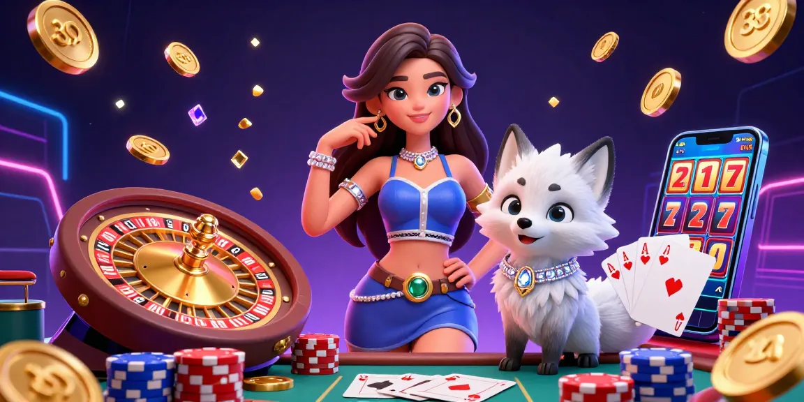 Engage with thrilling gaming opportunities at 39bet, surrounded by dazzling casino elements and a vibrant atmosphere.
