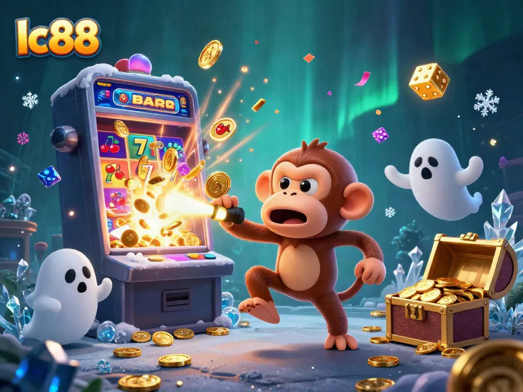 Engage with exciting lc88 gambling adventures in a dynamic casino scene featuring playful characters and thrilling jackpots.