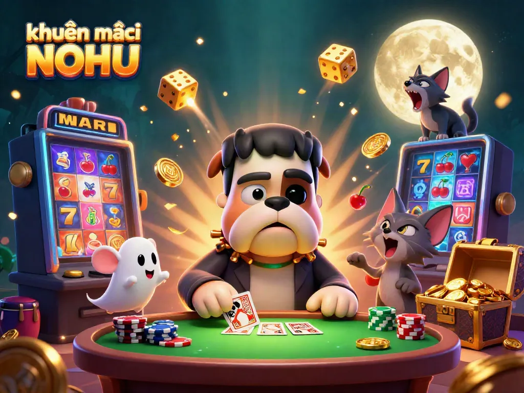 Engage in khuyến mãi NOHU adventures with a vibrant 3D carnival of jackpots and fun!