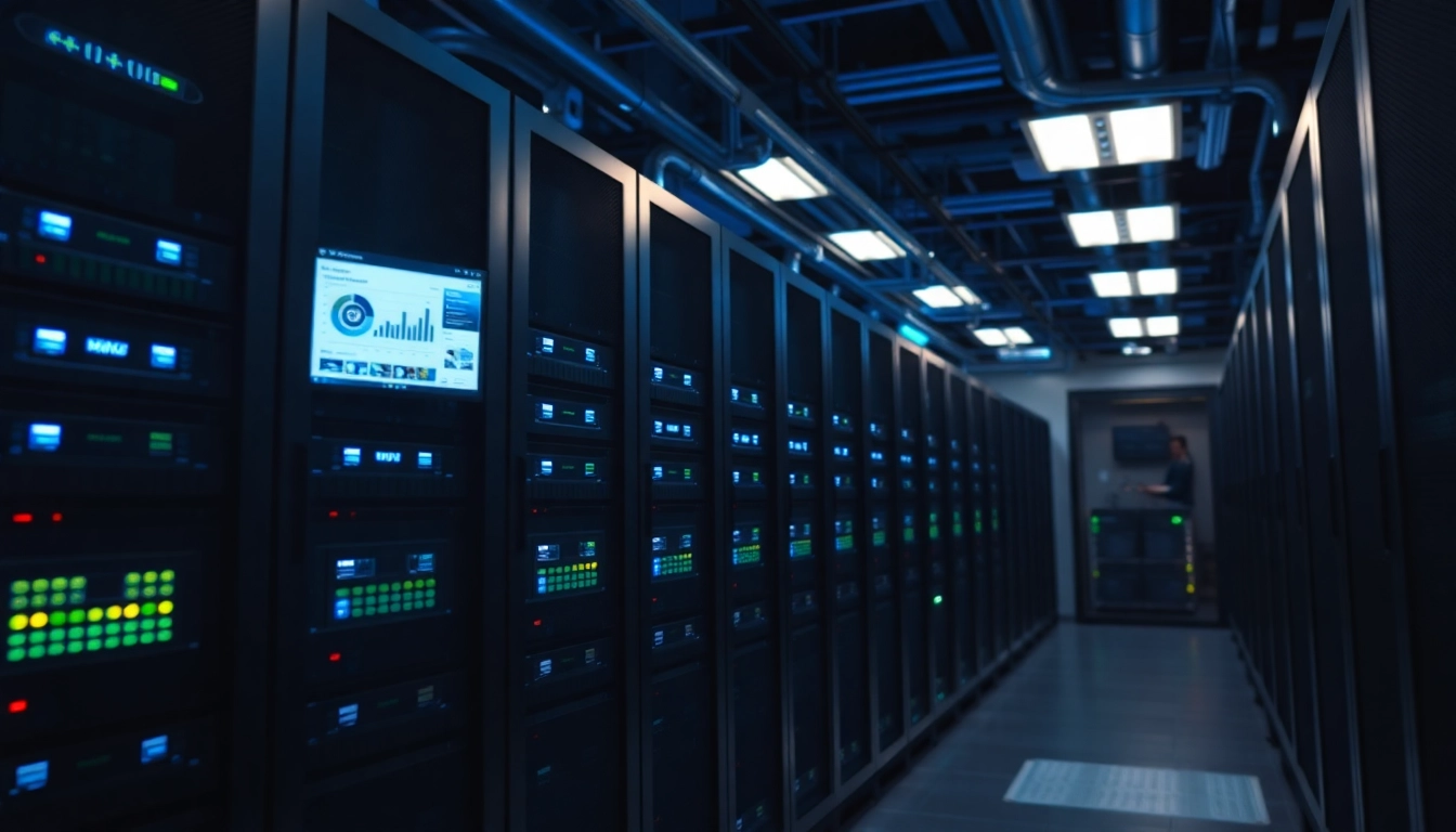 Showcase of advanced adult hosting servers in a modern data center environment.