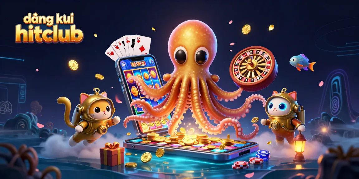 Engage with đăng ký hitclub at the online casino featuring a colossal kraken and vintage diving cat.