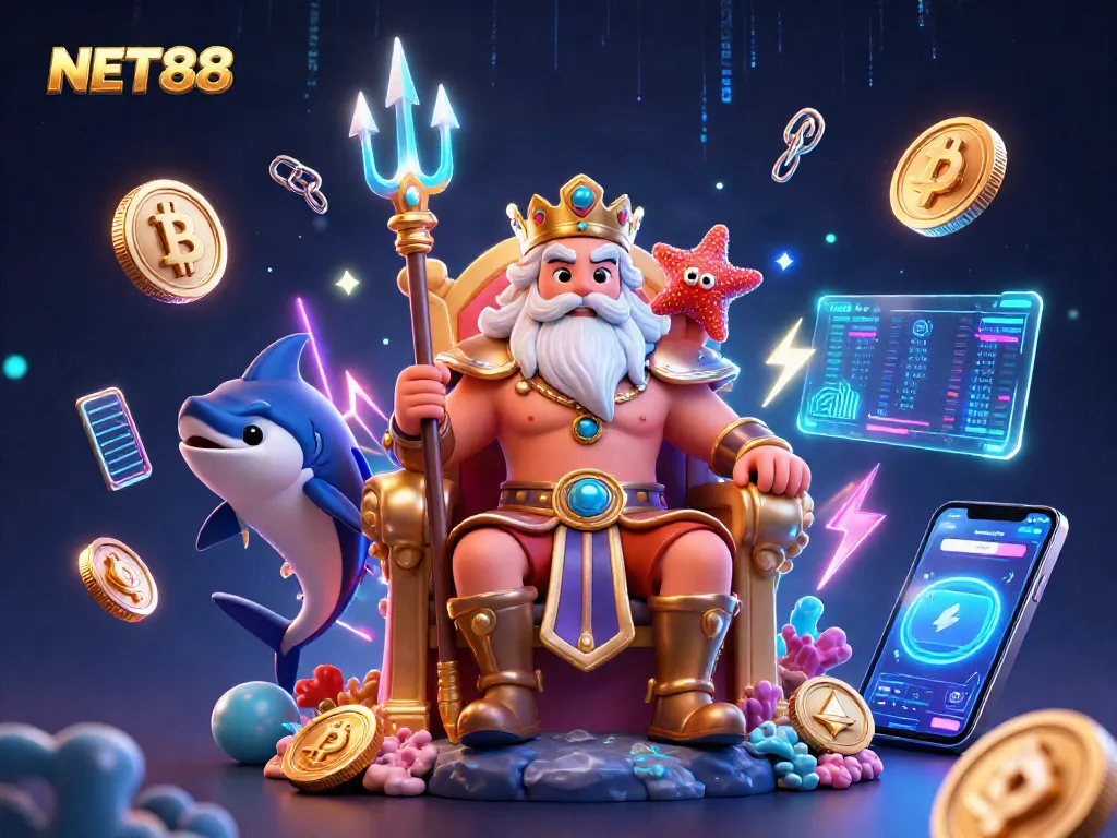 Experience the thrill of winning with NET88's dynamic online casino adventures featuring Neptune.