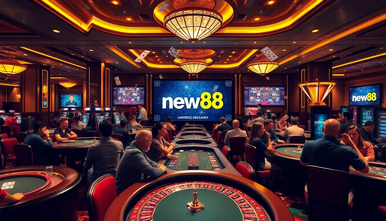 Playing exciting games at the casino while enjoying bonus offers on link new88.