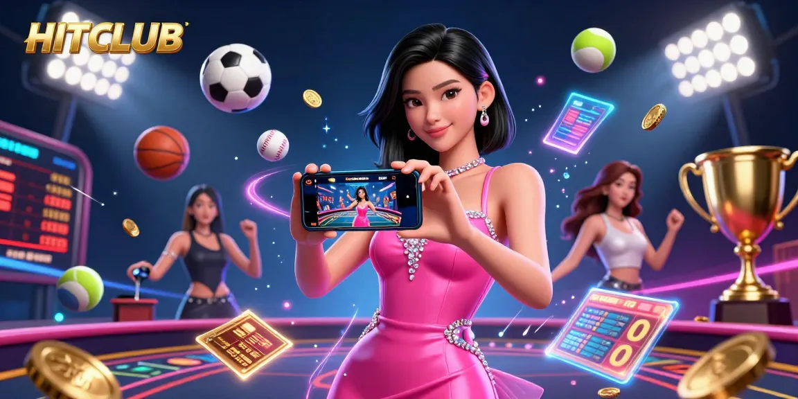 Engage in the action at HITCLUB by playing live dealer games on your smartphone in a vibrant casino atmosphere.
