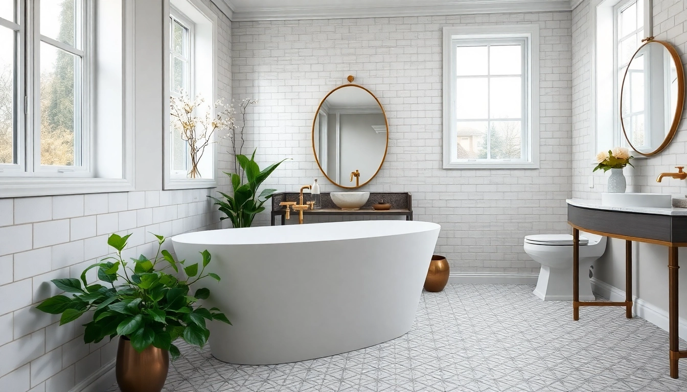 Showcasing a modern bathroom renovation vancouver with elegant design elements and bright lighting.