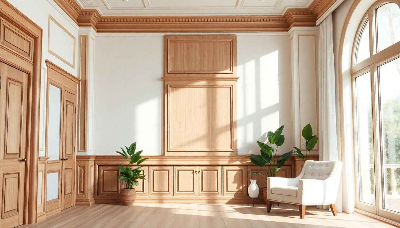 Showcasing elegant interior architectural woodwork in a beautifully designed living room.