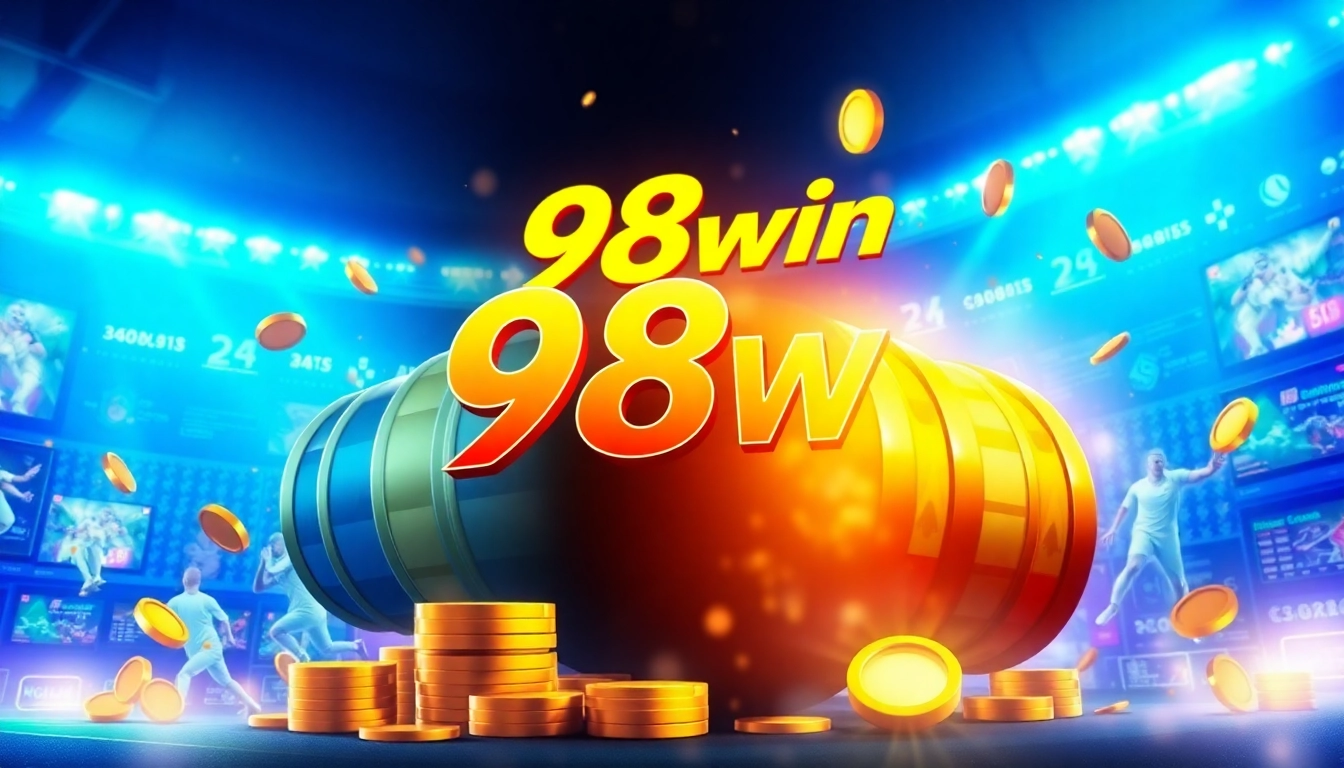 Interactive 98win online casino scene showcasing vibrant gaming options.