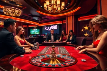 Experience the thrill of gambling at ku88 casino with vibrant poker games and roulette action.