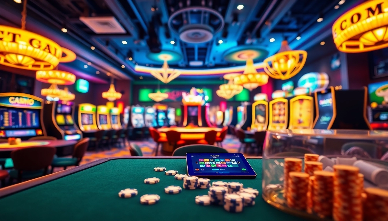 Exciting online gaming interface at go8.com showcasing casino games and user engagement