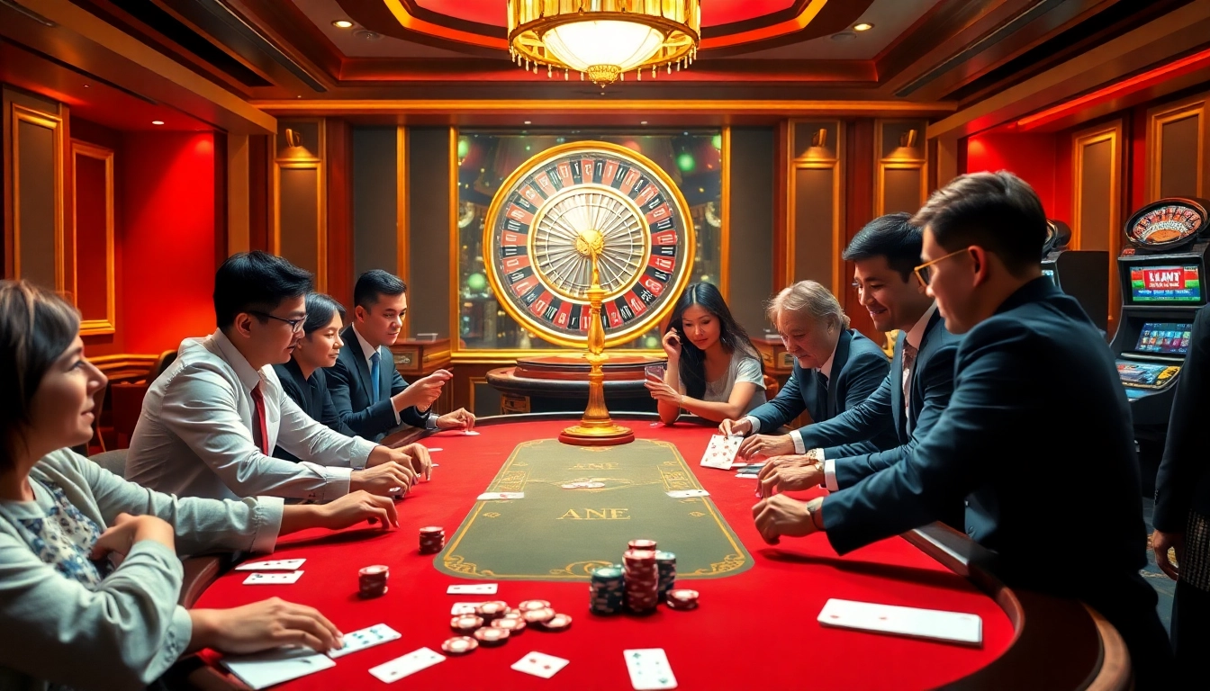 Experience thrilling gameplay at lương sơn tv with vibrant casino elements and engaging poker action.