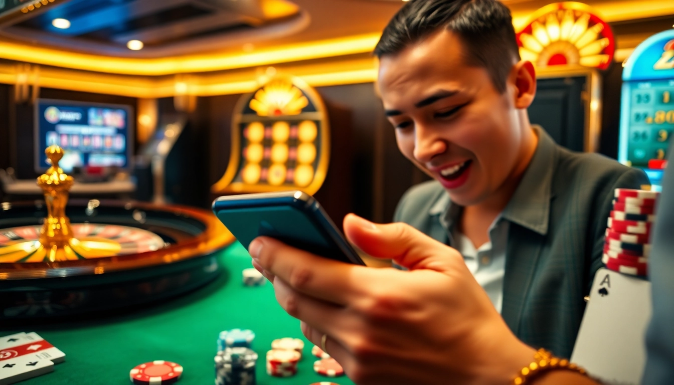Experience thrilling gaming at Lucky88 with a vibrant online casino atmosphere.