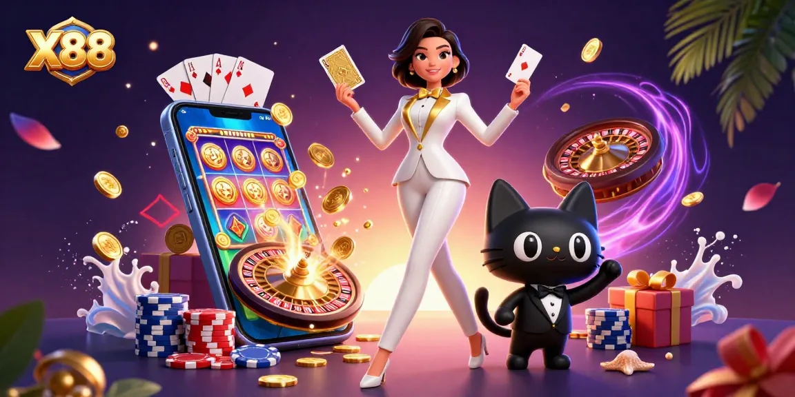 X88 enthusiasts enjoy thrilling slots and poker action with a glamorous fun atmosphere.