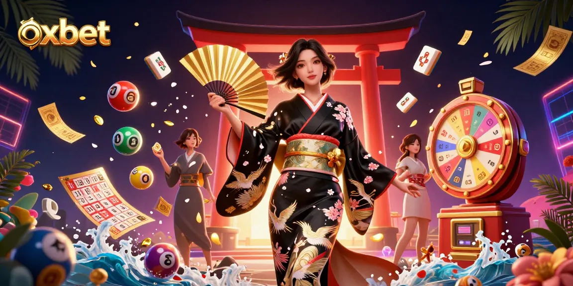 Experience thrilling gambling at oxbet with vibrant games and dynamic betting elements in an elegant digital illustration.