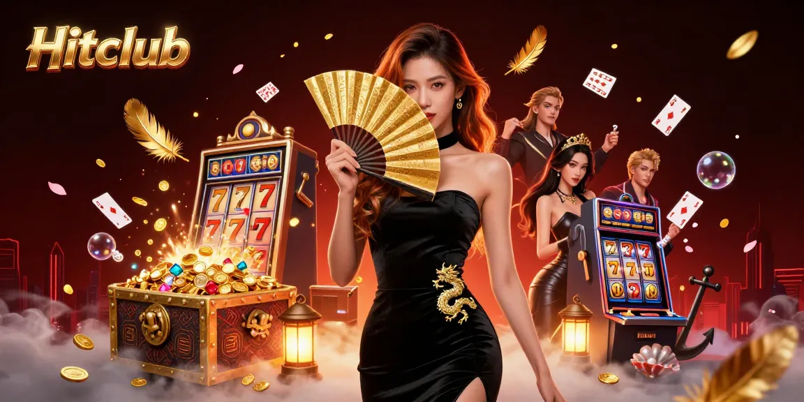 Win big with Hitclub in an immersive casino atmosphere glowing with excitement.