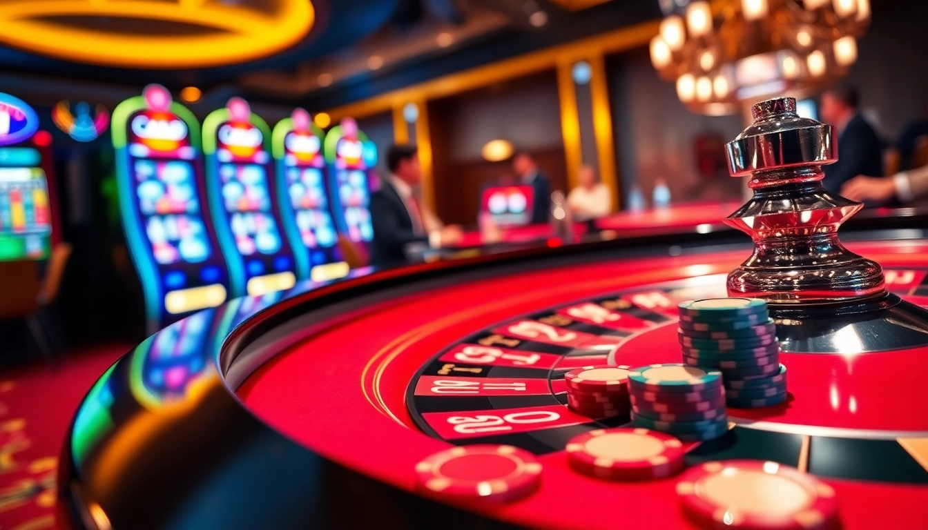 Experience the thrill of winning at Casea Casino with a vibrant roulette table scene.