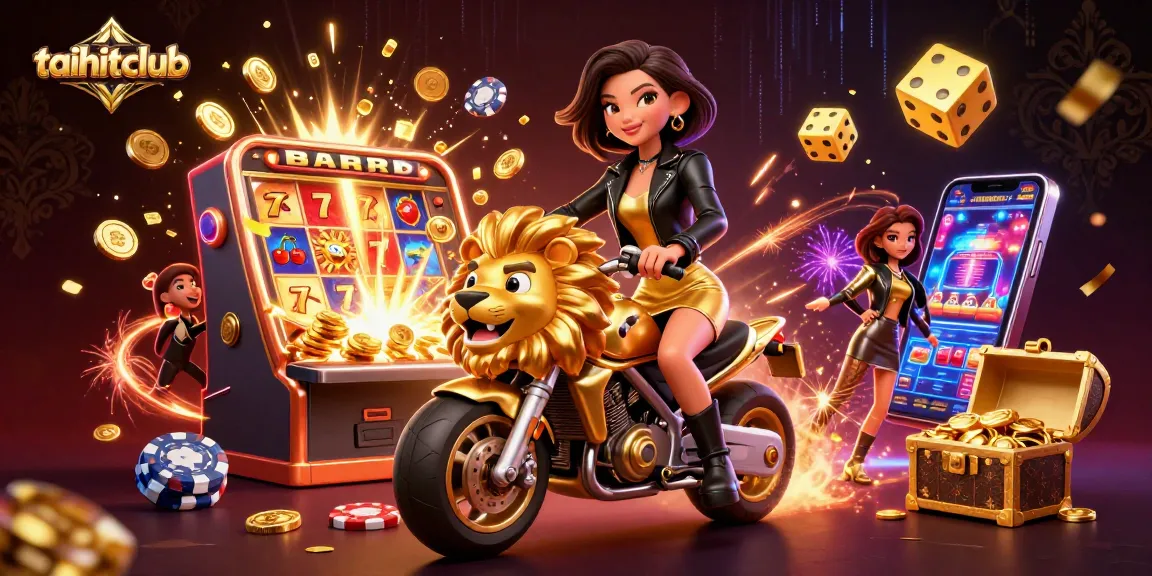 Experience the thrill of taihitclub with vibrant 3D visuals showcasing casino excitement and action.