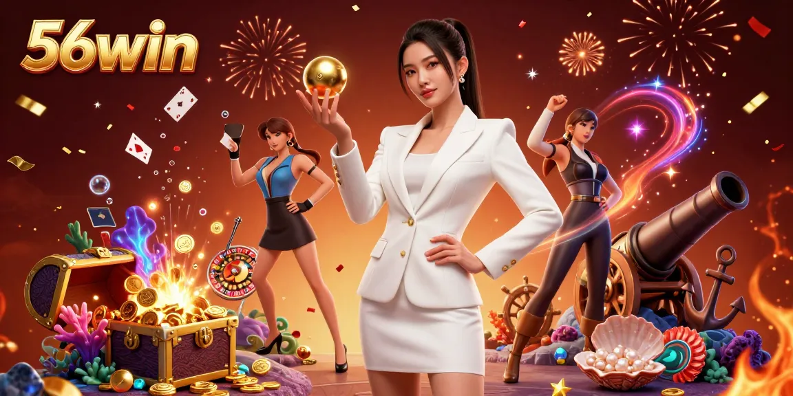 Experience thrilling moments at 56win while playing with dynamic casino elements and luxurious visuals!