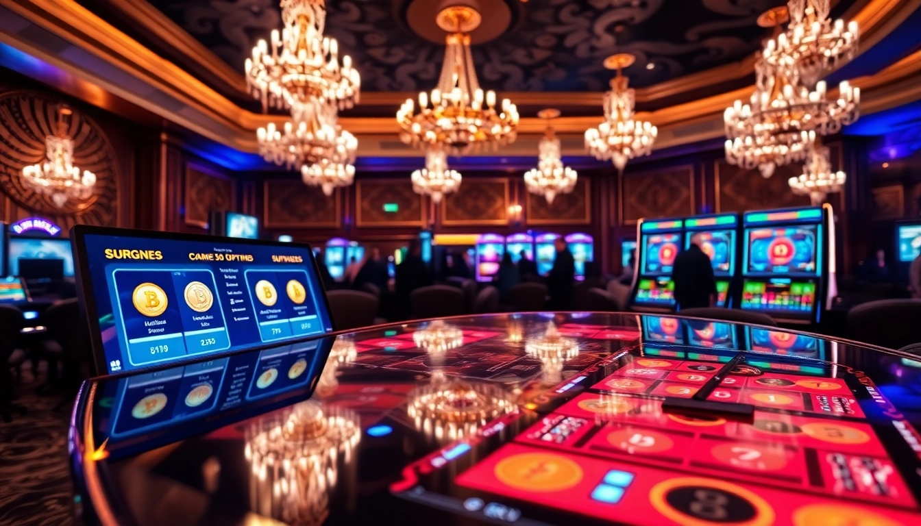 Engage in the crypto casino usdt experience at a vibrant digital gaming table.