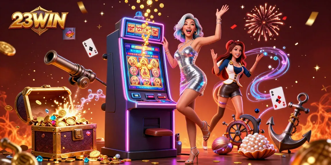 Experience the thrill of winning at 23WIN with dazzling jackpots and vibrant casino excitement.
