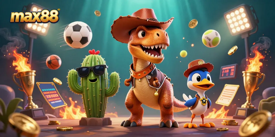 Experience thrilling gameplay at max88 with vibrant characters and dynamic sports elements!