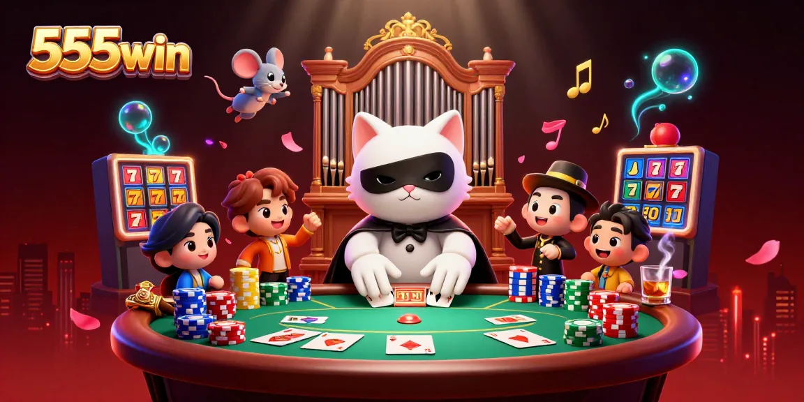 Elevate your game with 555win's vibrant casino atmosphere filled with excitement and high-stakes action.