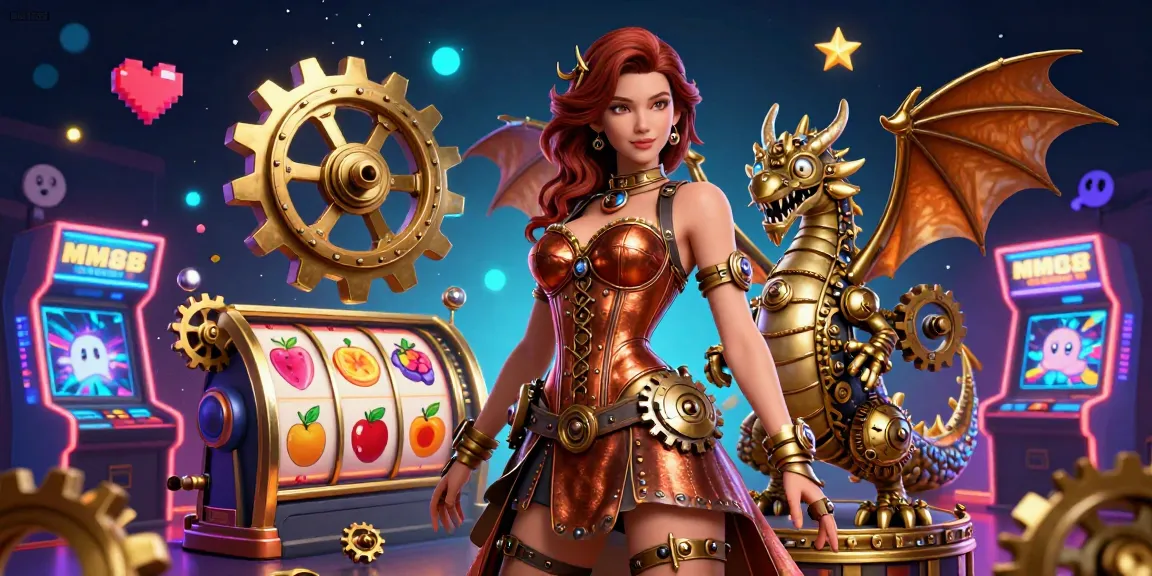 Experience excitement at MM88 with immersive gaming elements and a stunning steampunk scene.