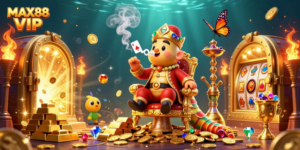 Engage players with MAX88 VIP's vibrant 3D casino visuals and thrilling jackpot action.