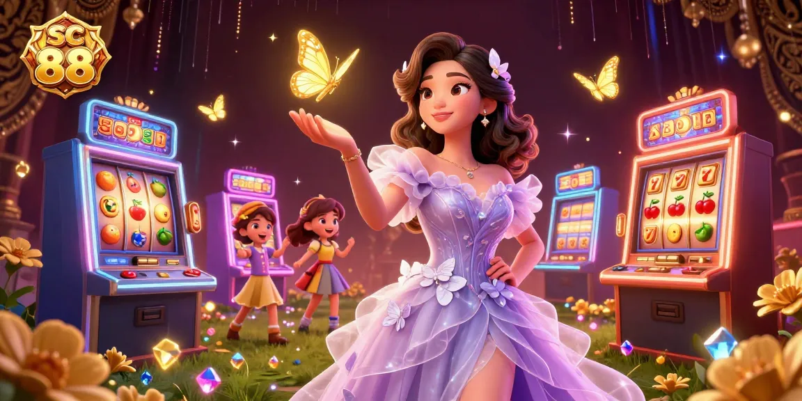 Experience big wins at sc 88 with exciting slot machines surrounded by colorful game elements.
