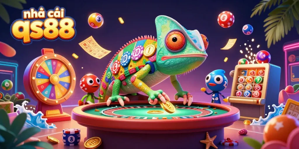 Engage with nhà cái qs88 as the vibrant chameleon casino owner delights in thrilling gambling elements.