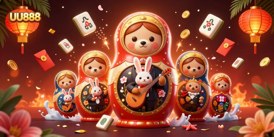 Experience the thrill of UU888 with vibrant 3D casino characters and dazzling elements in action.