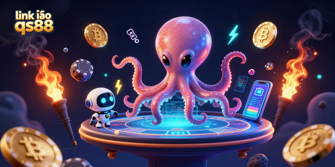 Engage with thrilling games at link vào qs88, where a cosmic octopus hosts a holographic poker table.