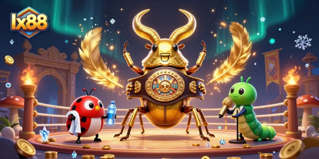 Experience thrills at lx88 with a colorful arena including unique characters and dazzling game elements.